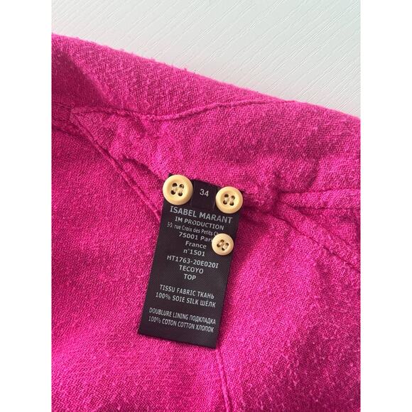 Isabel Marant Tecoyo Top Silk Shirt - Picture 6 of 7
